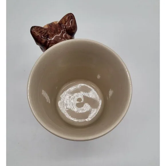 Orange Tabby Cat Coffee Tea Mug Thailand Toothbrush Holder, Pencil Cup Novelty - Picture 5 of 9